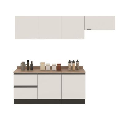 Cozinha Completa Linea 6 Portas e 3 Gavetas Bartira Branco