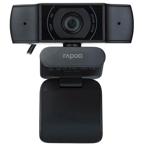 Webcam HD 720p Rapoo C200-RA015 Preto Webcam HD 720p Rapoo C200-RA015 Preto