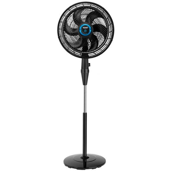 Ventilador de Coluna Ultra Silence Force Repelente VD5C 40CM 6 Pás 3 Velocidades Arno Preto / 220V