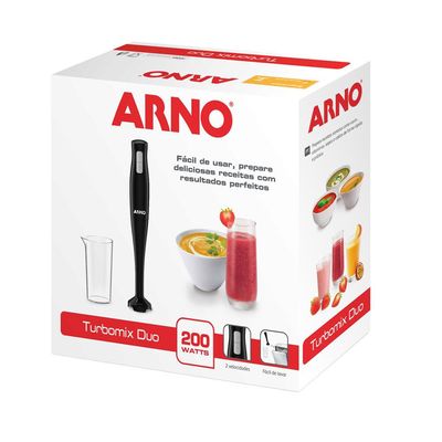 Mixer Arno Turbomix DUO MX21 200W Preto / 220V