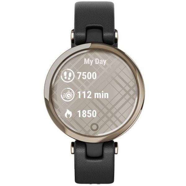Monitor Cardíaco de Pulso Garmin Lily com GPS Dourado com Preto Monitor Cardíaco de Pulso Garmin Lily com GPS Dourado com Preto