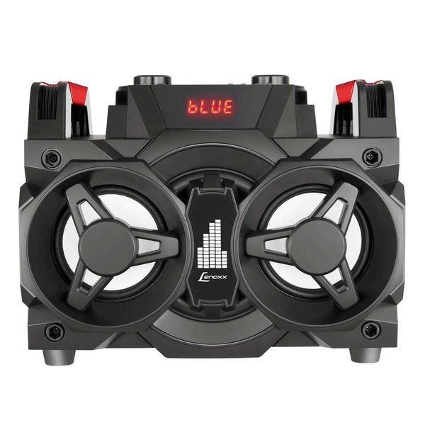 Mini System Lenoxx MS8600 Bluetooth Rádio FM Micro SD USB Função Karaokê 150W Preto / Bivolt