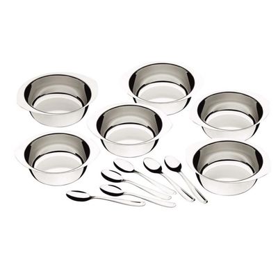 Conjunto de Sobremesa Tramontina 64400730 em Aço Inox 12 Peças Alumínio