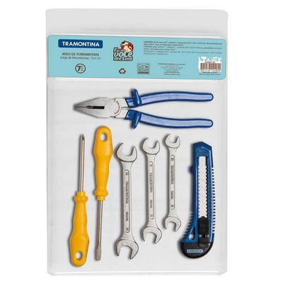 Kit de Ferramentas Tramontina 7 Peças com Alicate n/a
