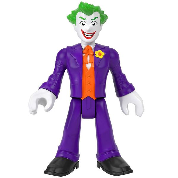 Boneco Coringa XL DC Super Friends Imaginext 26cm Mattel Colorido