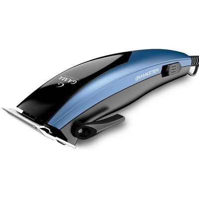 Máquina de Cortar Cabelo GA.MA Italy GM Master 4 Pentes Preto e Azul / 110V