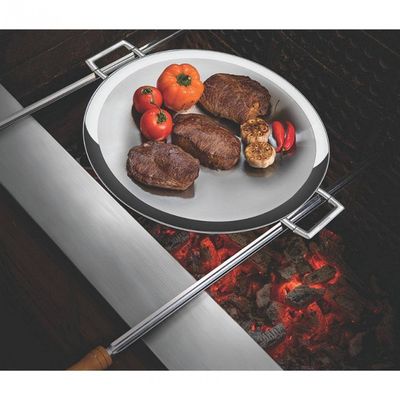 Disco para Grelhar Tramontina em Aço Inox com Corpo Triplo 3.5 Litros Inox