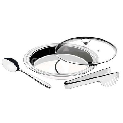 Jogo para servir Arroz e Massa Tramontina Ciclo 3 Peças Inox
