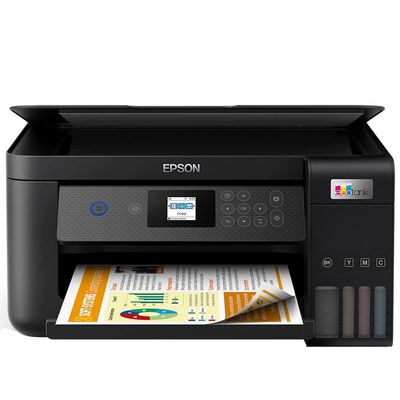 Multifuncional Tanque de Tinta Epson EcoTank L4260 Wireless Preto / Bivolt