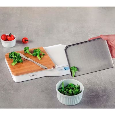 Balança Digital para Cozinha Tramontina Adatto 5kg com Tábua de Corte Branco