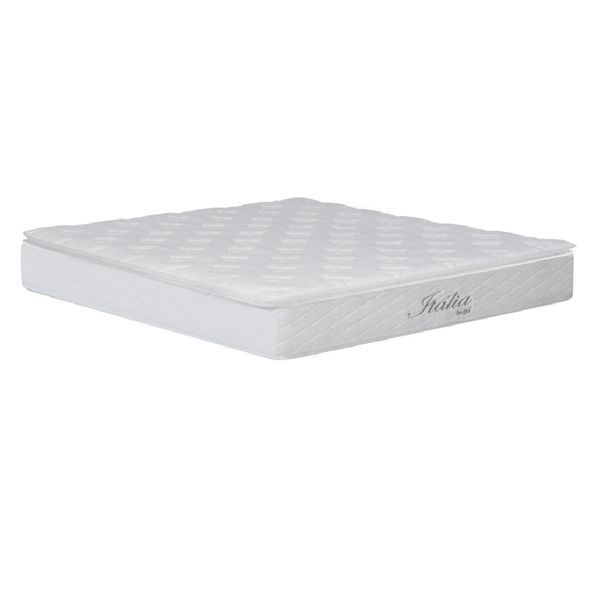 Colchão Cama Queen Size Itália PillowTop 26x158x198cm Umaflex Branco