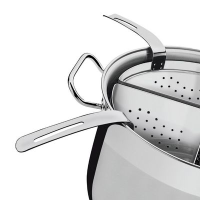 Cozi-pasta Tramontina Professional 4 Recipientes Inox - 5 Peças Inox