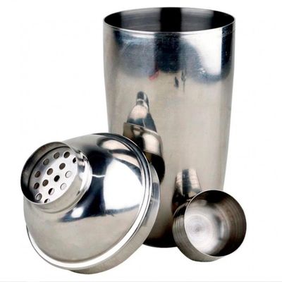 Coqueteleira Dynasty Open Bar com Tampa com Filtro 500 ml Inox