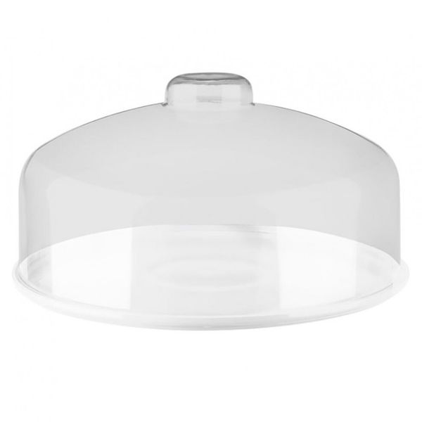Boleira com Cúpula Coza Cozy de Polipropileno 25 cm Branco