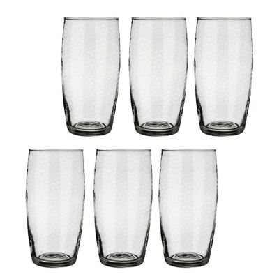 Conjunto de Copos Long Drink Nadir Favo 430 ml 6 Peças Transparente