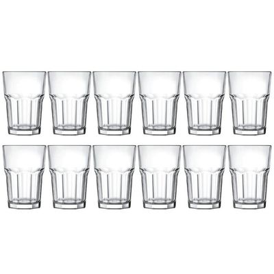 Conjunto de Copos Long Drink Nadir Bristol 410 ml 12 Peças Transparente