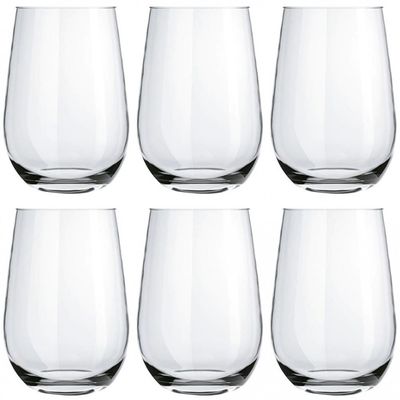 Conjunto de Copos Nadir Dubai 480 ml 6 Peças Transparente