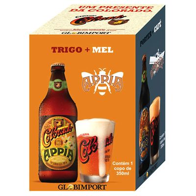 Copo para Cerveja Globimport Ambev Colorado 8600560 350 ml Transparente