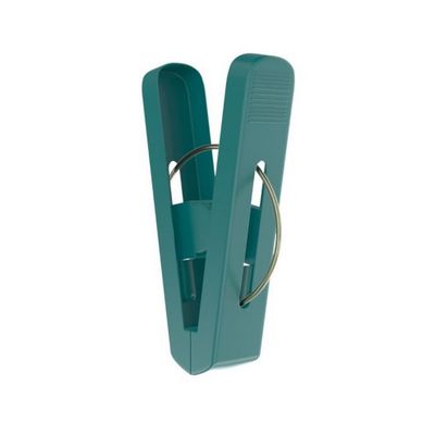 Mini Varal Extensível FlashLimp LAV3802 com 29 Prendedores em Plástico Cinza com Verde