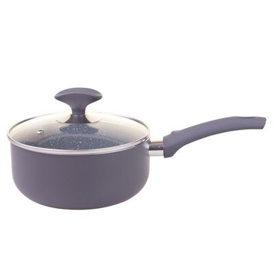 Panela Revestimento Cerâmica 18cm Casa do Chef Cinza