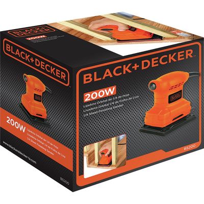 Lixadeira Orbital 200W Black & Decker BS200 com Punho Ergonômico 127V 220v