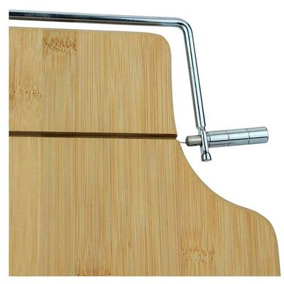 Tábua para Queijo Dynasty com Cortador de Aço Inox - 35 cm Natural