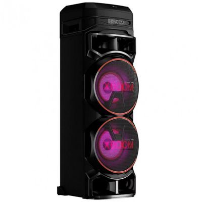Torre de Som Acústica LG XBOOM RNC9 com Bluetooth e Alto-falantes Duplos Preto