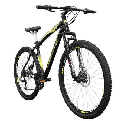 Bicicleta Aro 29 Track e Bikes TB Niner P com Suspensão Dianteira, Freio a Disco e 21 Marchas Preto