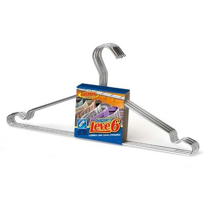 Conjunto de Cabides Arthi Tintureiro 0041 6 Peças Cromado