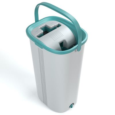 Mop Lava e Seca FlashLimp com Balde 5.5L e Refil Cinza com Verde