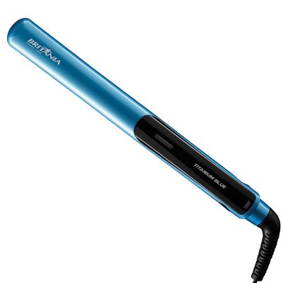 Chapinha | Prancha Britânia Titanium 220°C Azul / Bivolt