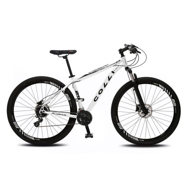 Bicicleta Colli Bike Mountain, Aro 29 Quadro 18 Branco Bicicleta Colli Bike Mountain, Aro 29 Quadro 18 Branco
