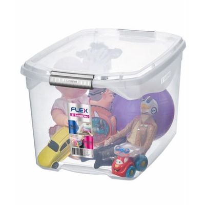 Organizador 29 Litros Sanremo Flex SR941 Cristal