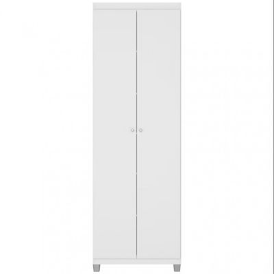 Armário Multiuso Bartira Gigante com 2 Portas e 5 Prateleiras Branco