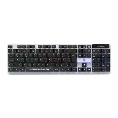 Teclado Gamer ELG Killer Soul Iluminação Preto