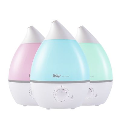 Umidificador de Ar Wap Air Flow com Luminária e Difusor de Aromas Branco / Bivolt