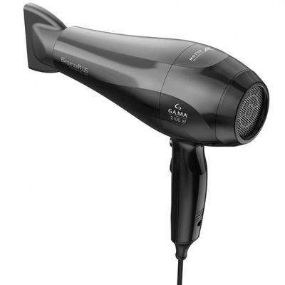 Secador de Cabelos GA.MA Italy Eleganza Plus Ceramic Ion Motor AC 2100W Preto / 110V