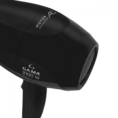 Secador de Cabelos GA.MA Italy Eleganza Plus Ceramic Ion Motor AC 2100W Preto / 110V