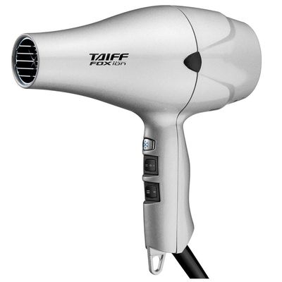 Secador de Cabelos Taiff Fox Íon Motor AC Profissional 2000W Prata / 110V