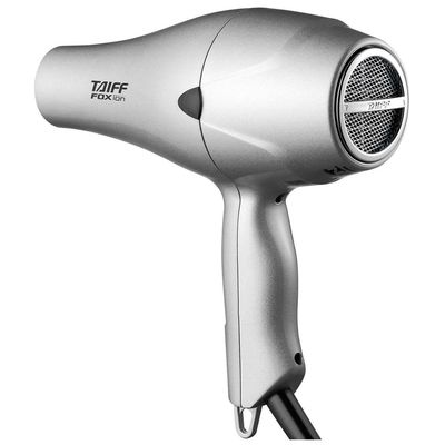 Secador de Cabelos Taiff Fox Íon Motor AC Profissional 2000W Prata / 110V
