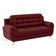 Sofá 3 e 2 Lugares Mercury em Tecido Suede Linoforte Vermelho Carmim