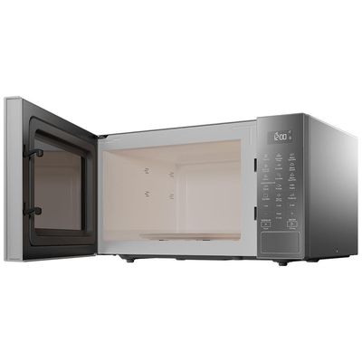 Forno de Micro-ondas Brastemp BMS46AR Alta Capacidade com 18 Receitas Pré-Programadas 32L Prata / 110V