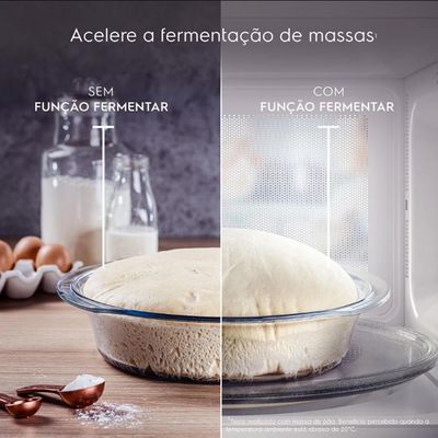 Forno de Micro-ondas Efficient ME36S Funções Fermentar e Manter Aquecido 36 L Electrolux Prata / 220V