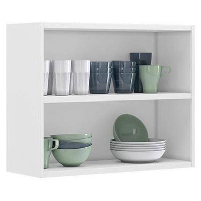 Cozinha Compacta Itatiaia Florença com 11 Portas 2 Gavetas e 9 Prateleiras 245cm de largura Branco