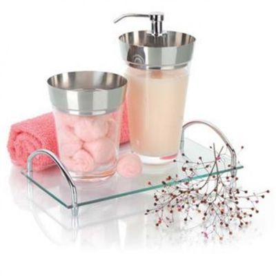 Bandeja Lavabo com Alça Dry Forma Transparente