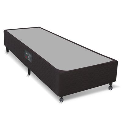 Cama Box King Size Castor Sleep Class Hibrido com Molas Ensacadas Branco com Cinza