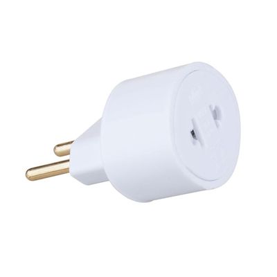 Adaptador Universal 2P 10A Ilumi 12121 Branco
