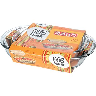 Conjunto 2 Assadeiras Retangular Nadir Sempre