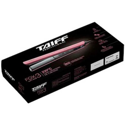 Chapinha Prancha Fox 3 Ion 230 Graus Soft Taiff Rosa / Bivolt