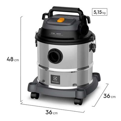 Aspirador de Pó e Água Electrolux GT20I 1800W 20L Inox / 110V